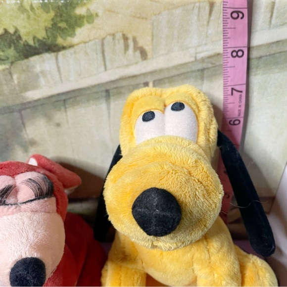 Walt Disney KISS PLUTO & DINAH PLUSH Stuffed Animal DISNEY STORE New - Picture 9 of 9